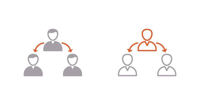 Unique Connected Users Vector Icon