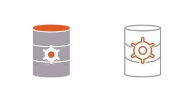 Unique Database Management Vector Icon