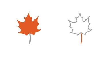 Autumn Leaf Vector Icon