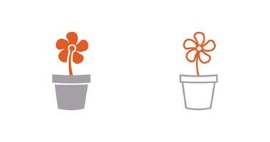 Flower Pot Vector Icon