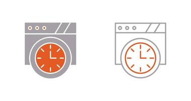 Wall Clock Vector Icon