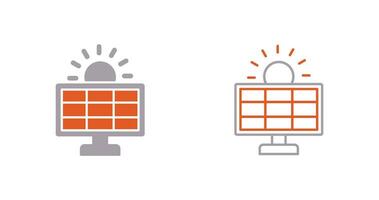 icono de vector de sistema solar