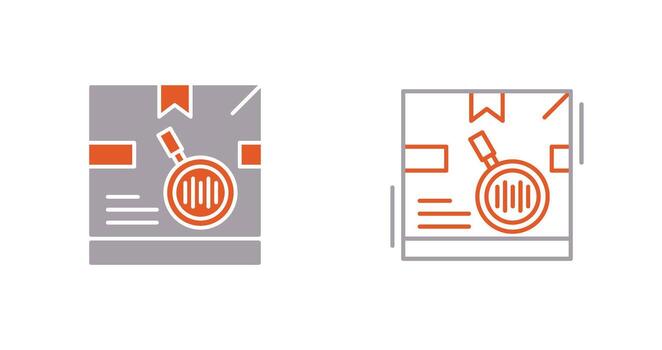 Tracking Code Vector Icon