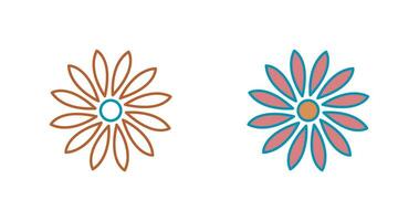 Unique Flower Vector Icon