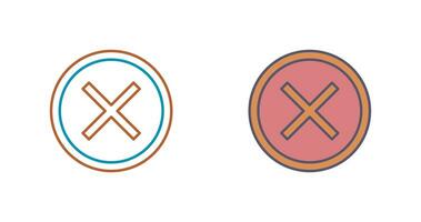 Do Not Cross Vector Icon