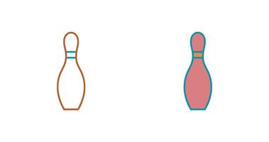 Unique Bowling Pin Vector Icon