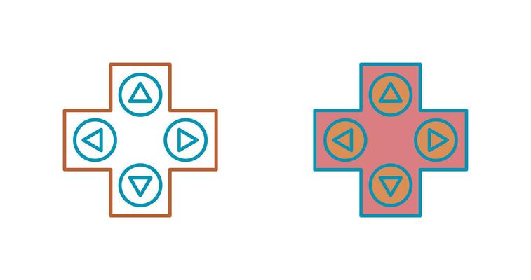 Unique Gaming Control Vector Icon