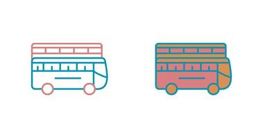 Double Bus Vector Icon