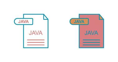 icono de vector de java