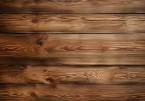 Natural wooden background. AI generative photo