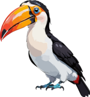 toucan huvud maskot ClipArt ai generativ png