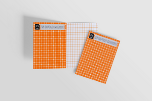 A5 Bifold mockup realistic for presentation design or corporate company using psd