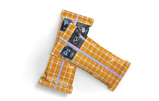 Protein bar mockup realistic render PSD files