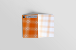 A5 Bifold mockup realistic for presentation design or corporate company using psd