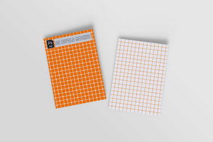 A5 Bifold mockup realistic for presentation design or corporate company using psd