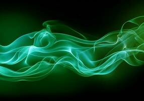 Abstract dynamic smoke background. Design concept. Generative AI photo