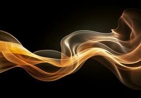 Abstract dynamic smoke background. Design concept. Generative AI photo