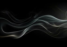 Abstract dynamic smoke background. Design concept. Generative AI photo