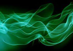 Abstract dynamic smoke background. Design concept. Generative AI photo