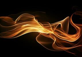 Abstract dynamic smoke background. Design concept. Generative AI photo