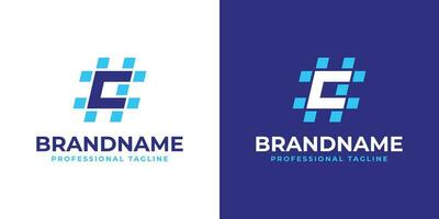 Letter C Hashtag Logo, suitable for any business with C initial. vector
