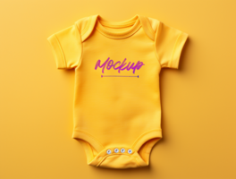 baby bodysuit mockup psd ai gegenereerd