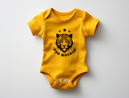 baby bodysuit mockup psd ai gegenereerd