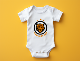 baby bodysuit mockup psd ai gegenereerd