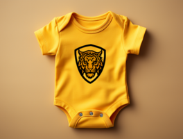 baby bodysuit mockup psd ai gegenereerd