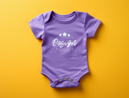 baby bodysuit mockup psd ai gegenereerd