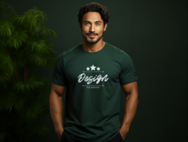 Editable cloth mockup PSD template ai generated