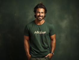 Editable cloth mockup PSD template ai generated