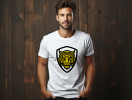 Editable cloth mockup PSD template ai generated