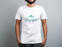 Editable tshirt mockup PSD template ai generated