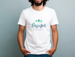 Editable tshirt mockup PSD template ai generated