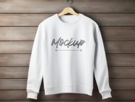 Editable Sweatshirt mockup design PSD template ai generated