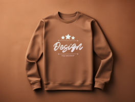 Editable Sweatshirt mockup design PSD template ai generated