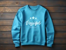 Editable Sweatshirt mockup design PSD template ai generated