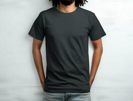 Professional blank tshirt for mockup ai generated photo