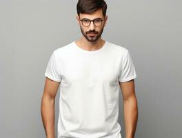 Professional blank tshirt for mockup ai generated photo