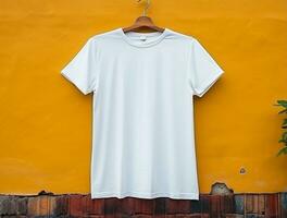 Professional blank t-shirt for mockup ai generated photo