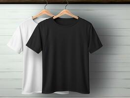 Professional blank t-shirt for mockup ai generated photo