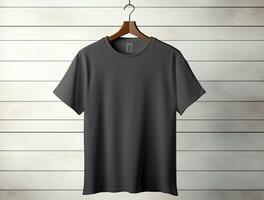 Professional blank t-shirt for mockup ai generated photo