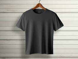 Professional blank t-shirt for mockup ai generated photo