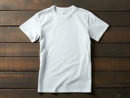 Professional blank t-shirt for mockup ai generated photo