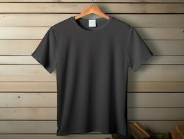 Professional blank t-shirt for mockup ai generated photo