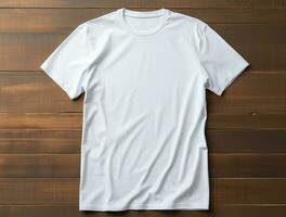 Professional blank t-shirt for mockup ai generated photo