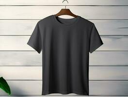 Professional blank t-shirt for mockup ai generated photo