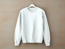 Blank sweatshirt for mockup ai generated photo