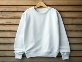 Blank sweatshirt for mockup ai generated photo